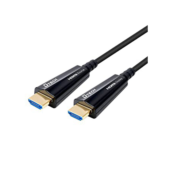 DTECH 10 Meter Fiber Optic HDMI Cable 4K HDR 60Hz 18Gbps AV Shack