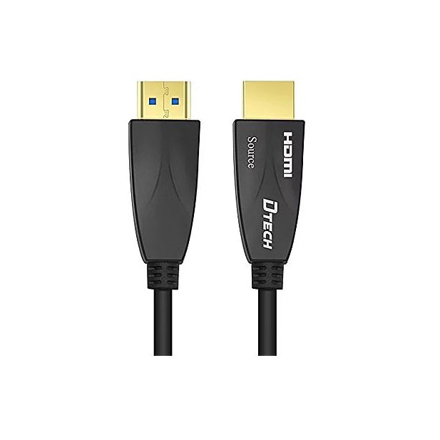 DTECH - 15 Meter Fiber Optic HDMI Cable 4K HDR 60Hz 18Gbps