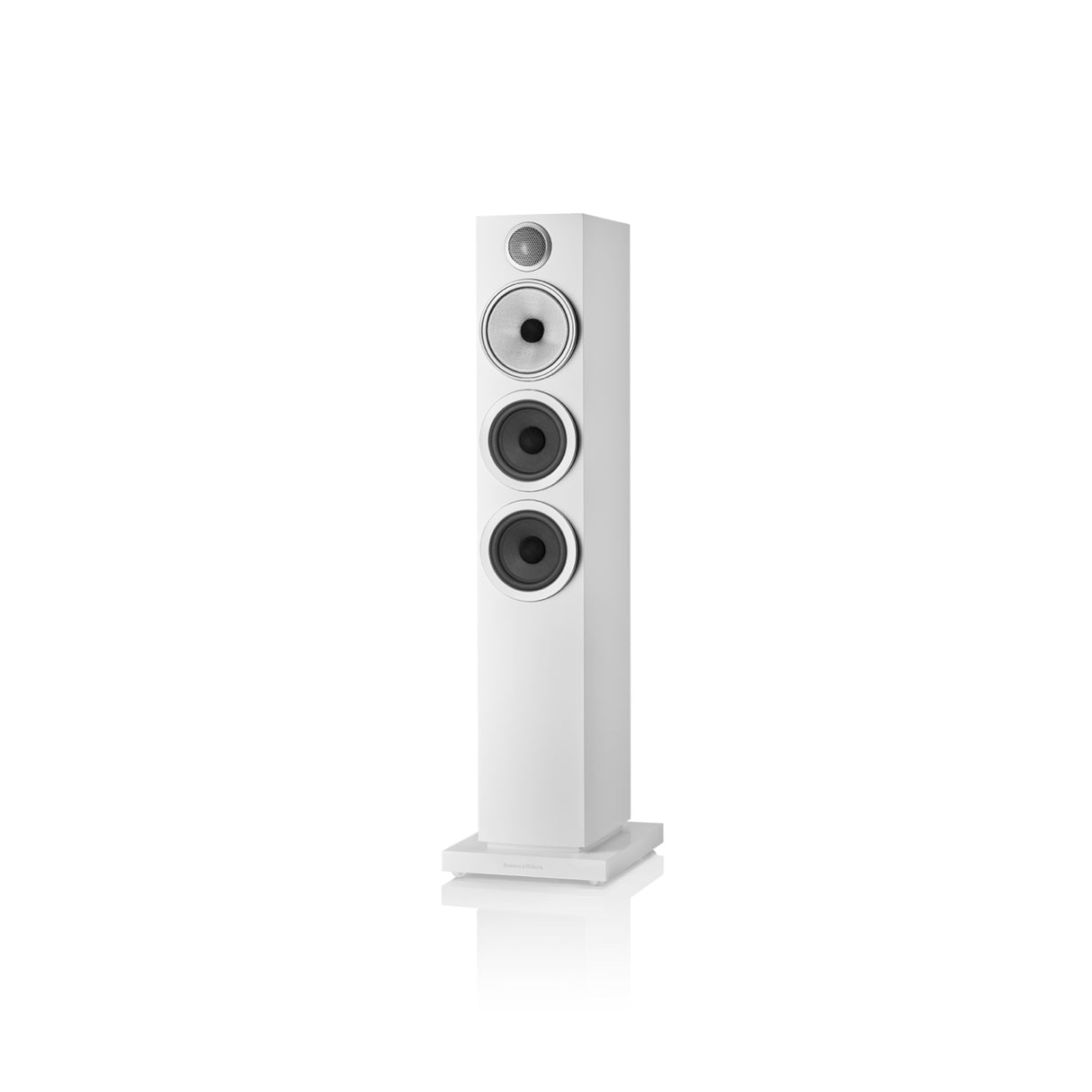 Bowers & Wilkins 704 S3 - 3 Way Floor Standing Speaker (Pair) (Satin White Colour)