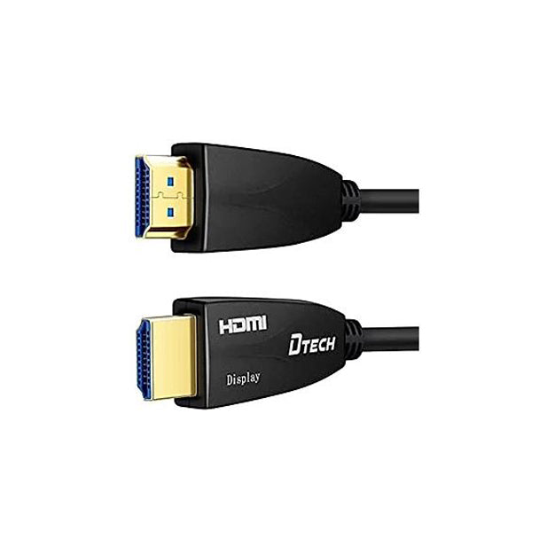 DTECH - 3 Meter Fiber Optic HDMI Cable 4K HDR 60Hz 18Gbps