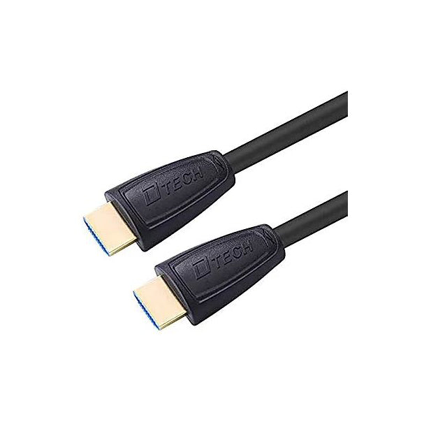 DTECH Slim HDMI Cable -49 Feet/15 Meter High-Speed with Gold Plated Connectors