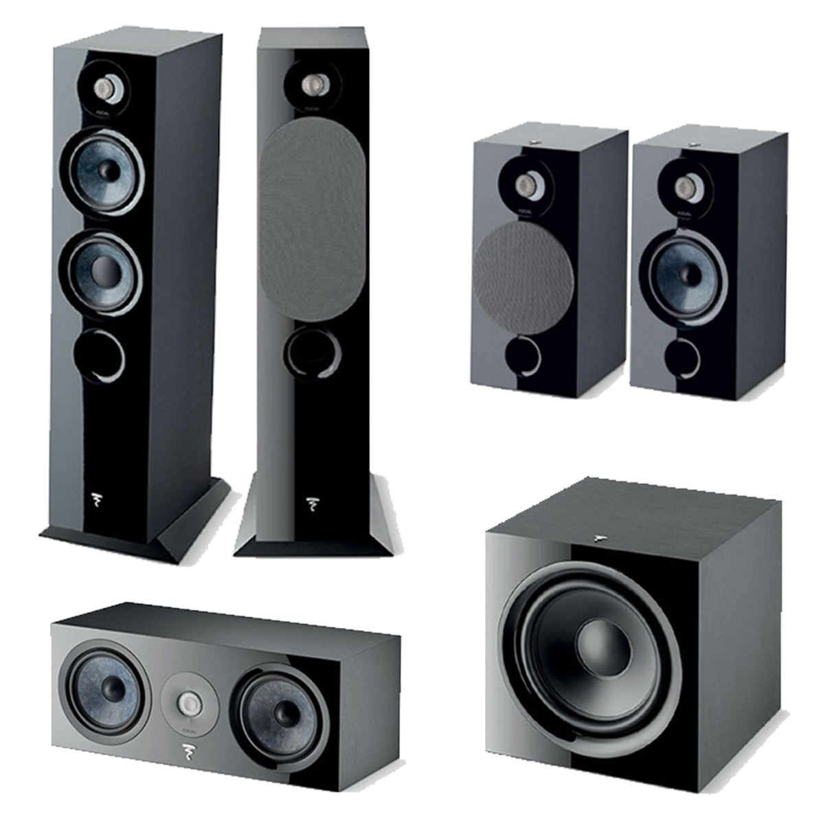 Focal Chora 816 Floor Standing Home Theater Package (Bundle