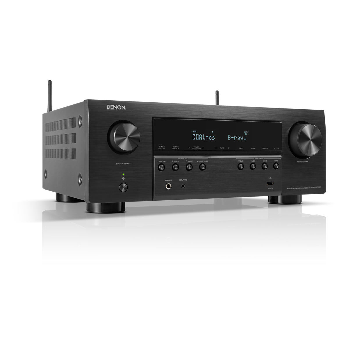 Denon AVR-S970H - 7.2 Channel Dolby Atmos 8K & 3D Audio Experience AV Receiver