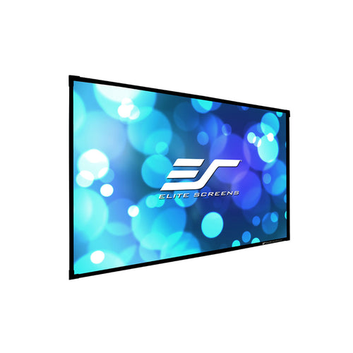 Elite Screens AR92H2-A1080P4K - 92 Inches Edge Free Cine Acoustic Pro 1080P Full HD Fixed Transparent Perforated Frame Home Theatre Projection Screen  - (16:9)