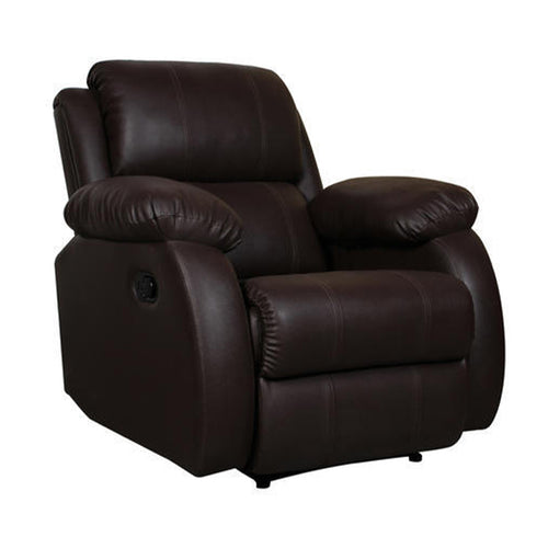 Axman Recliner- Motorised with Leatherette Finish (Black/Brown/Dark Brown)