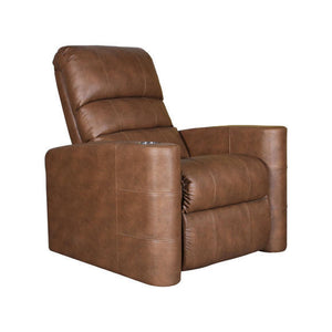 Phoenix Recliner- Motorised with Leatherette Finish (Brown)