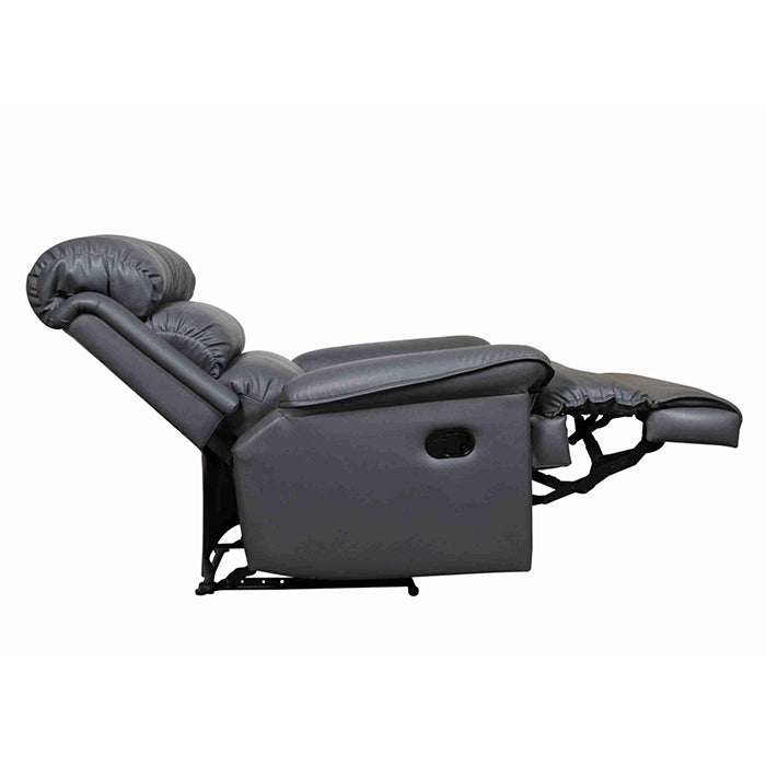 FRANKLIN GREY RECLINER- Motorised with Leatherette Finish