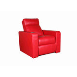 Harvey Recliner- Motorised  with Leatherette Finish (Red)