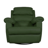 Diana Dark Green Recliner- Motorised with Leatherette Finish