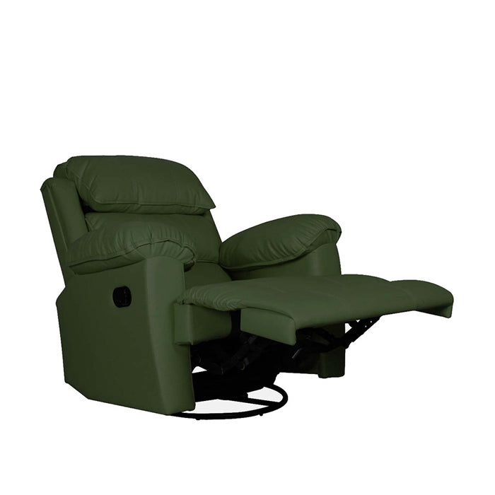 Green best sale recliner chair