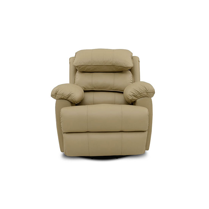 Diana Beige Recliner- Motorised with Leatherette Finish