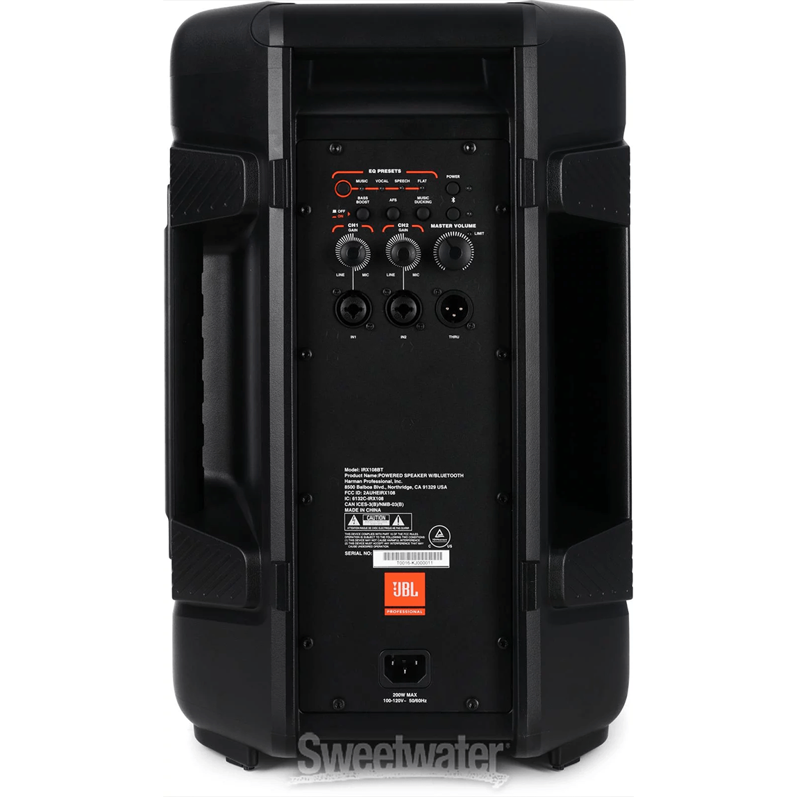 JBL IRX-108BT Powered inch Portable Speaker with Bluetooth – AV