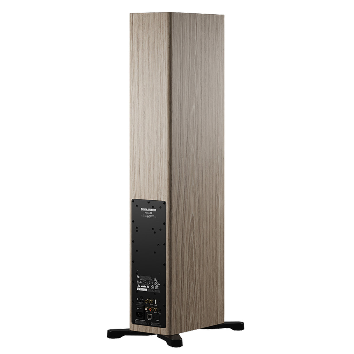 Dynaudio Focus 30 - Wireless Powered Active Floor Standing Speaker (Blonde Wood Colour) (Pair)