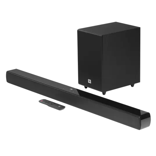 Soundbar with powered hotsell subwoofer