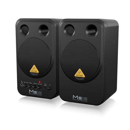 Behringer MS16 - Active Stereo Monitor Speaker (Pair)