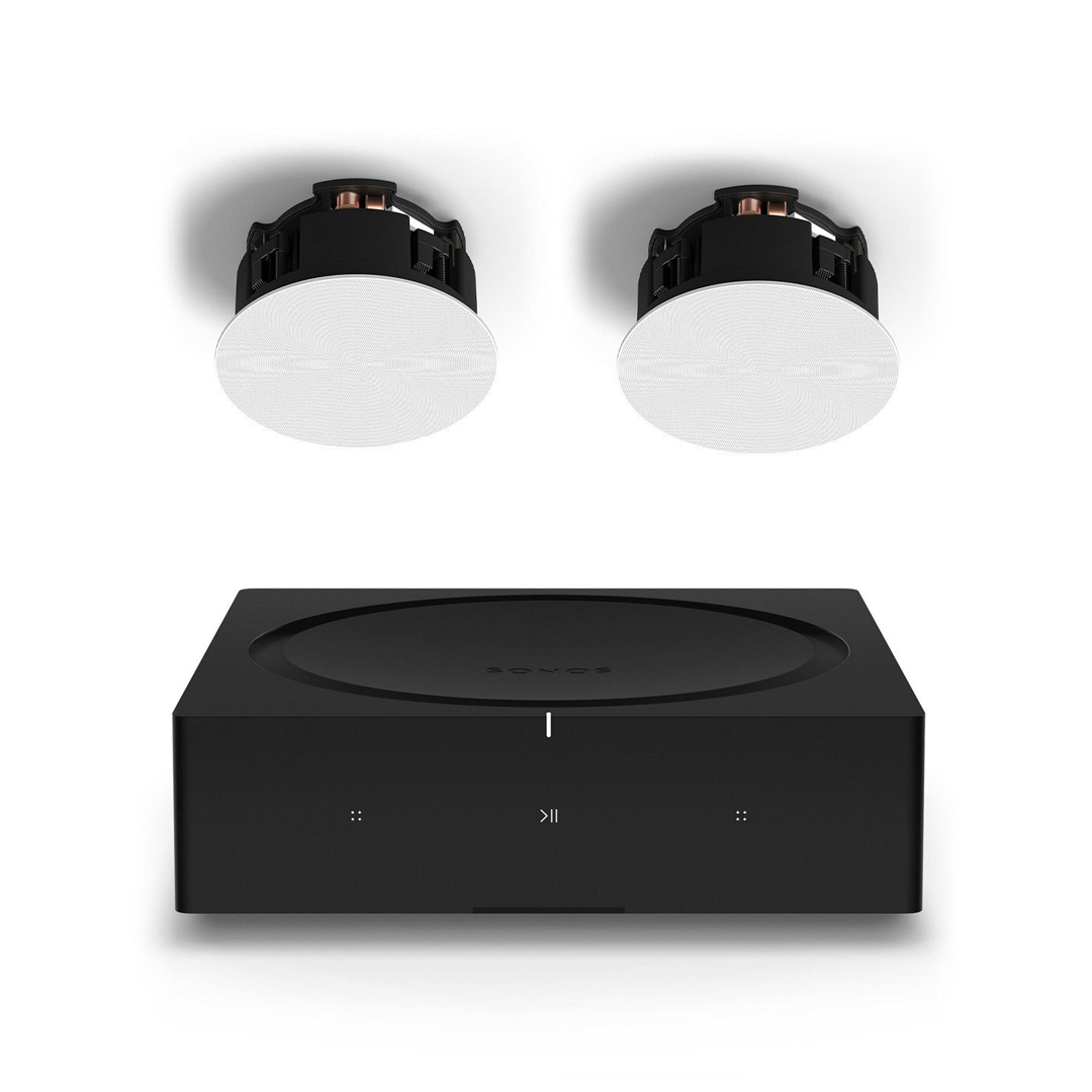 Sonos AMP Network Amplifier & Sonance IN-Ceiling Speaker (Bundle Pack)