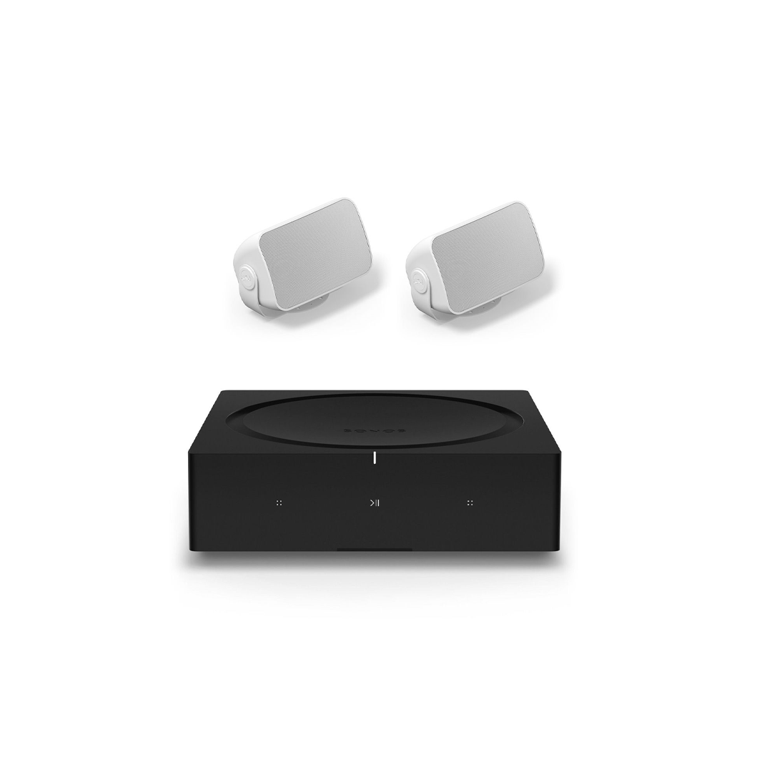 Sonos AMP OUTDOOR Speakers BY SONANCE Bundle Pack AV Shack