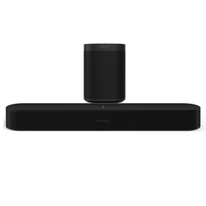 Sonos Beam Gen2 + Sonos One SL - 3.1 Wireless Soundbar Package (Bundle)(Black)