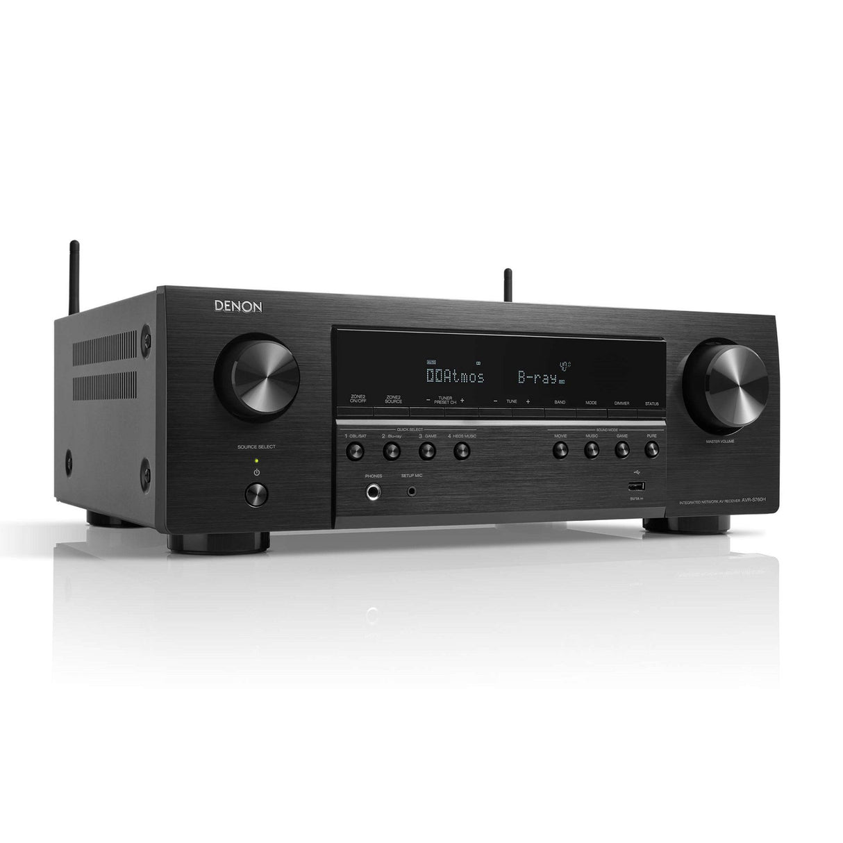 Denon AVR-S760H AV Receiver + Focal Sib Evo 5.1.2 Dolby Atmos Home Theatre Bundle Package