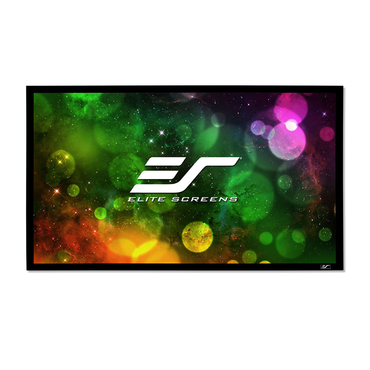 Elite Screens SB100WH2 - 100 Inches Sable Frame B2 Series 3D 4K/8K UHD Fixed Frame Home Theatre Projection Screen  - CineWhite (16:9)