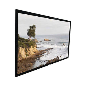 Elite Screens ER92WH1 - 92 Inches 3D 4K/8K UHD Fixed Frame Home Theatre Projection Screen  - CineWhite (16:9)