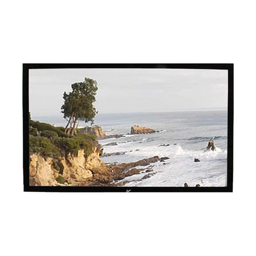 Elite Screens ER92WH1 - 92 Inches 3D 4K/8K UHD Fixed Frame Home Theatre Projection Screen  - CineWhite (16:9)