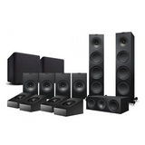KEF Q950 + Q350 + Q650C +Q50a + Kube12- 11.2/7.2.4 Atmos Home Theatre Speaker Package (Bundle Pack)