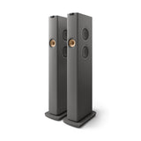 KEF LS60 - Wireless Powered Speakers (Pair) (Titanium Grey Colour)