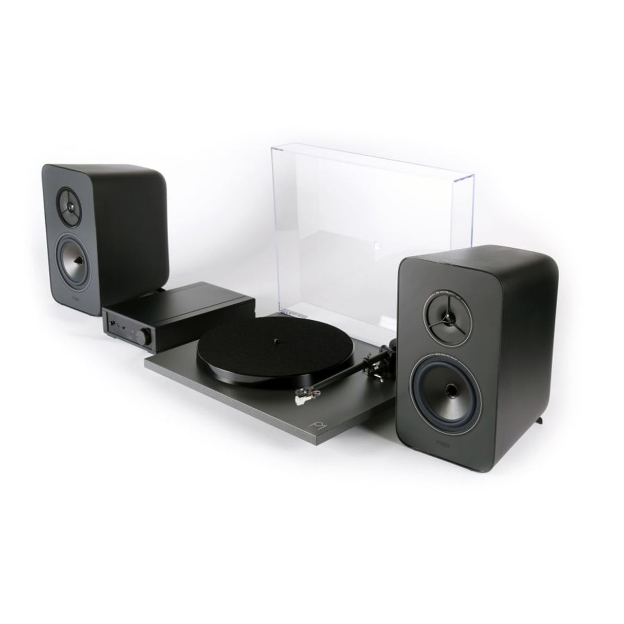 Rega System One - (Includes Planar 1 Turntable + io Amplifier + Kyte Bookshelf Loudspeakers)