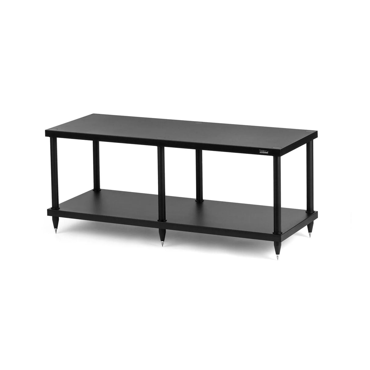 Solidsteel S4-2 - HiFi Audio Rack/ AV Console (Black Colour)