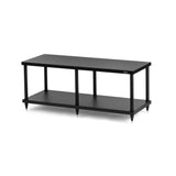 Solidsteel S4-2 - HiFi Audio Rack/ AV Console (Black Colour)