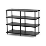 Solidsteel S4-4 - HiFi Audio Rack/ AV Console (Black Colour)