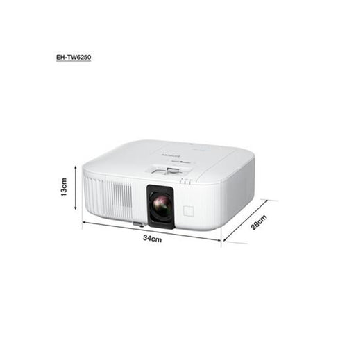Epson EH-TW6250 - 2800 Lumens  4K UHD Home Cinema Projector
