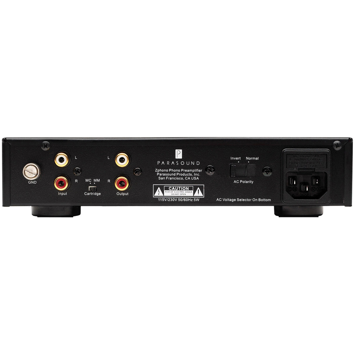 Parasound Zphono - Phono Pre-Amplifier (Black)